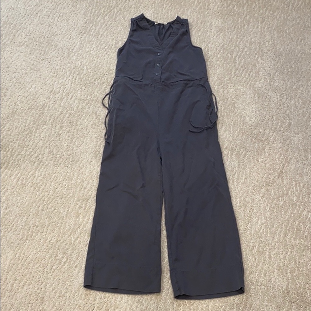 Marine Layer Katy Romper Gray Sz X Small crop